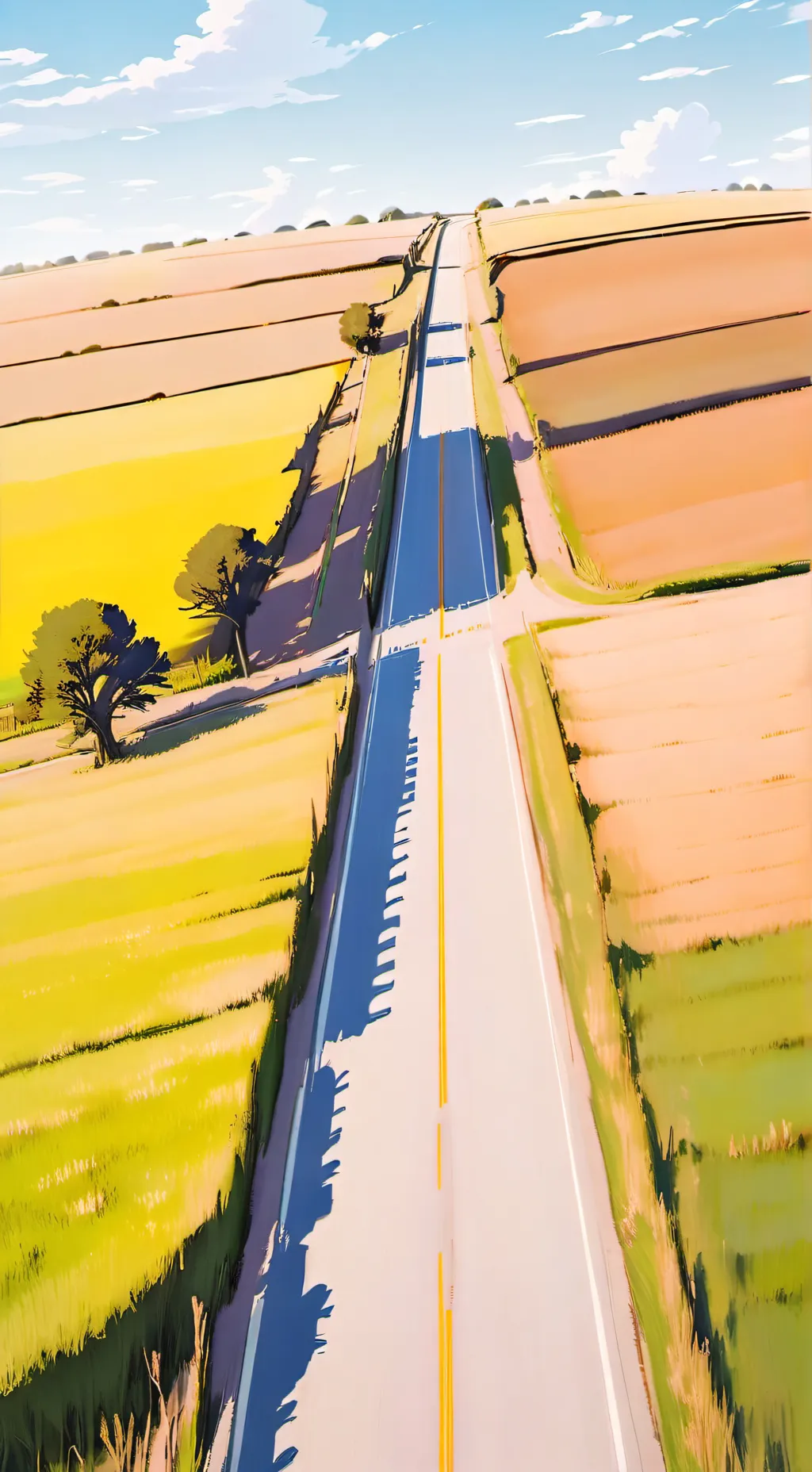 ai character: Mha road trip background