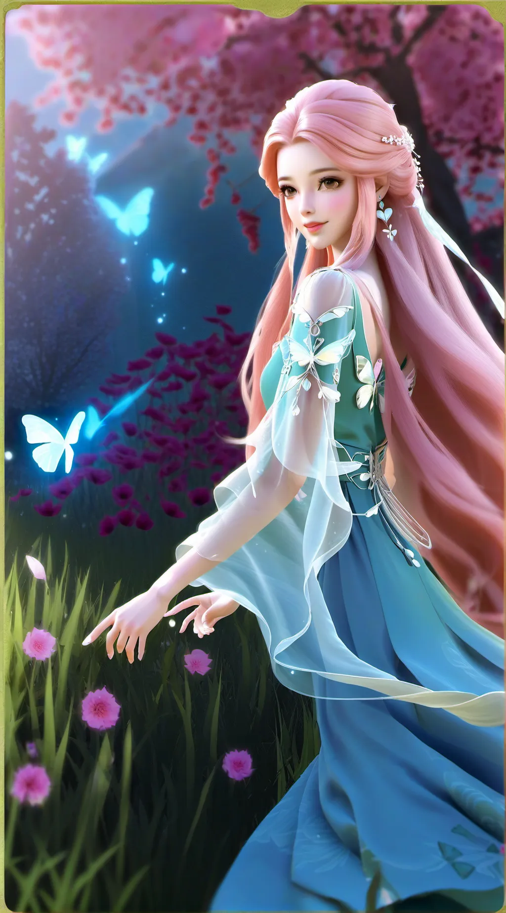 ai character: Saki background