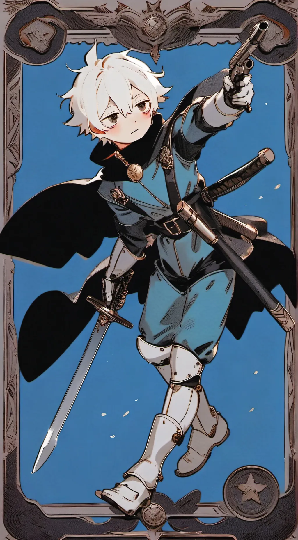 ai character: Happy New Year background