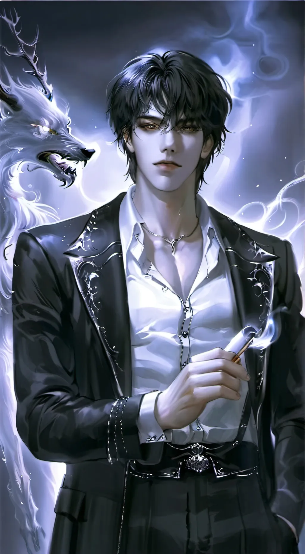 ai character: Adrien background