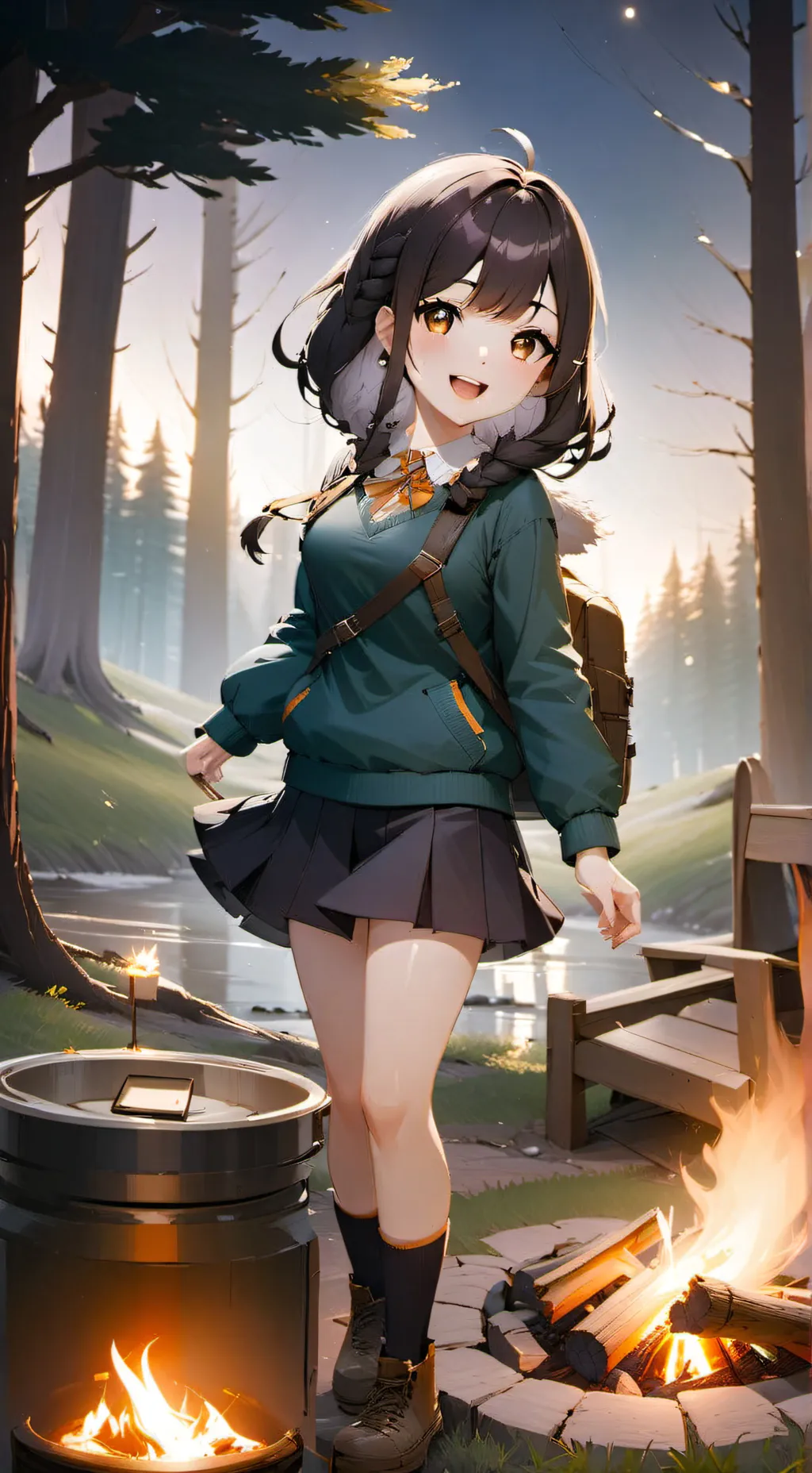 ai character: Amy background