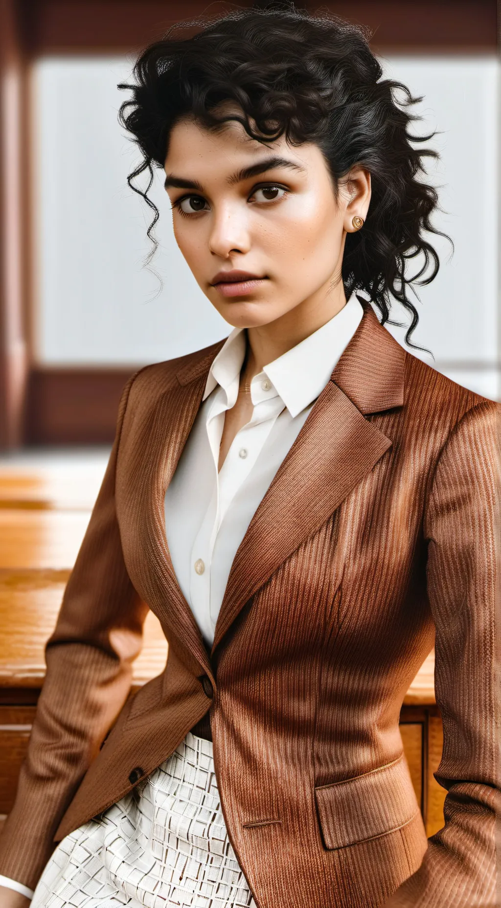 ai character: Maria Amor  background