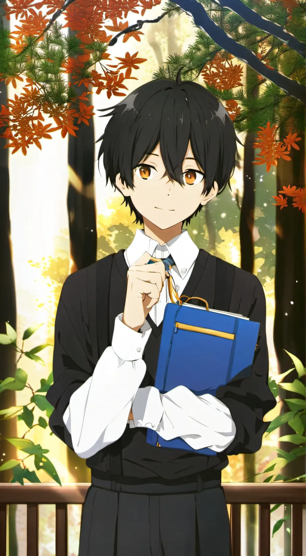 ai character: tickle school background