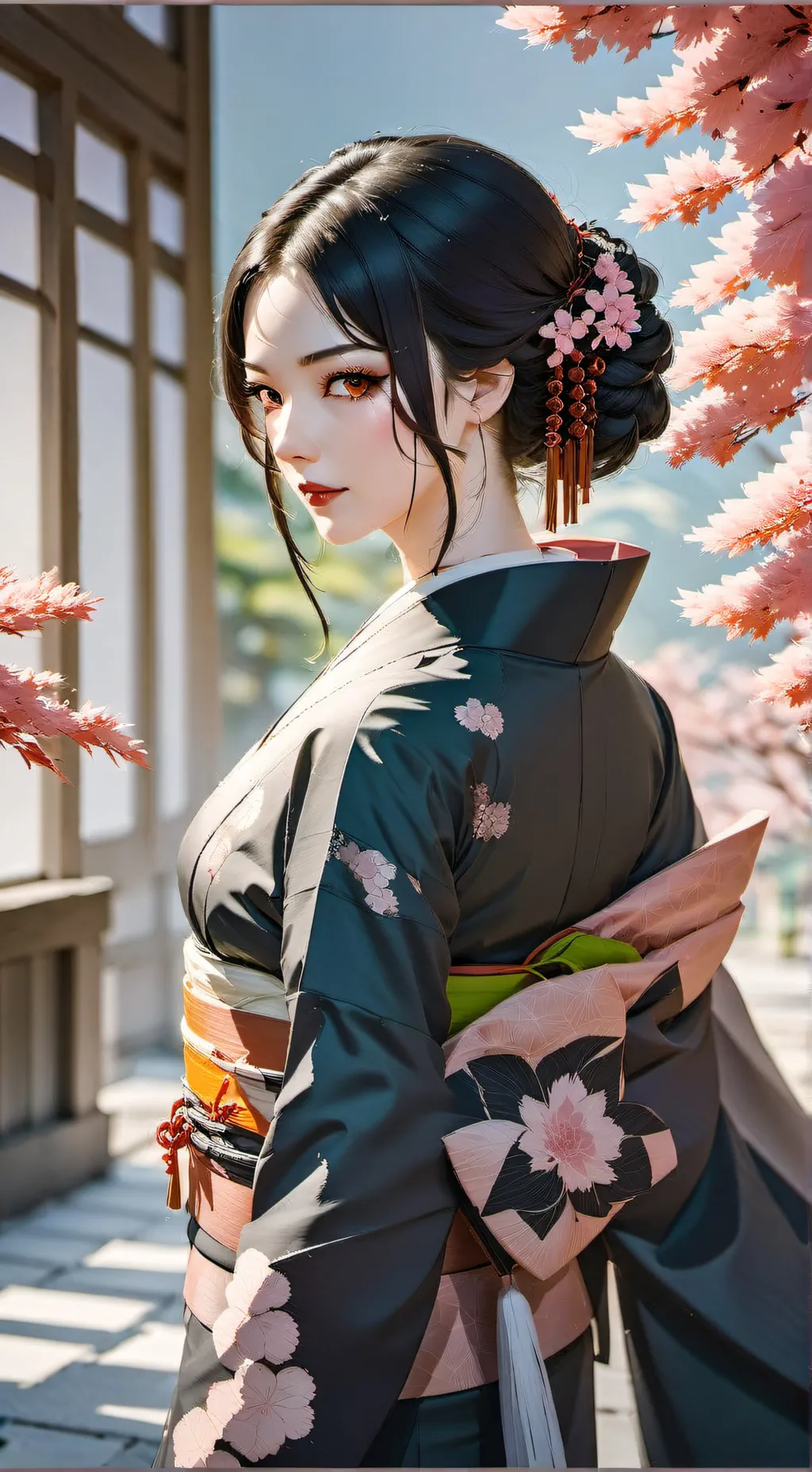 ai character: Mha after training background