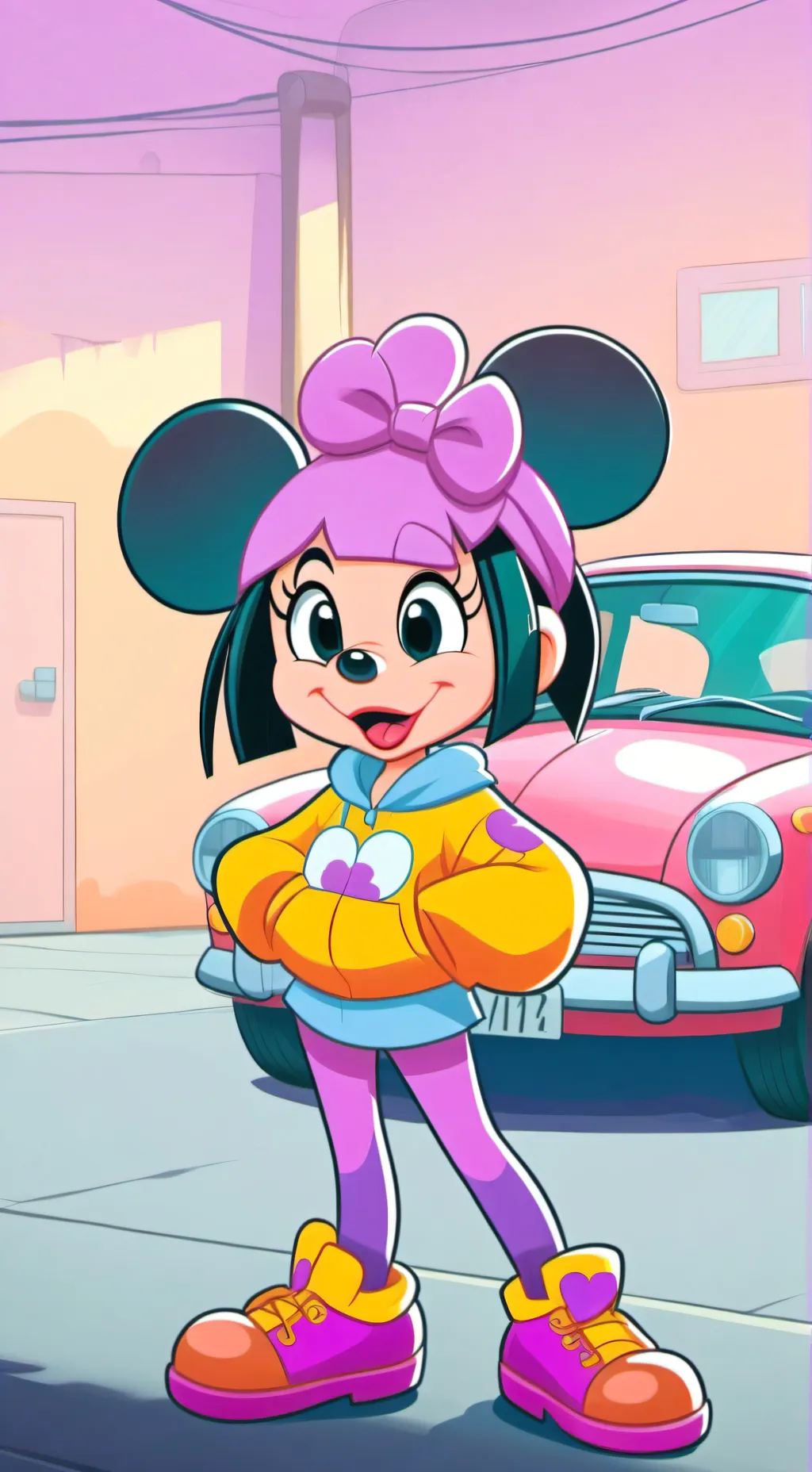 ai character: Gadget hackwrench  background