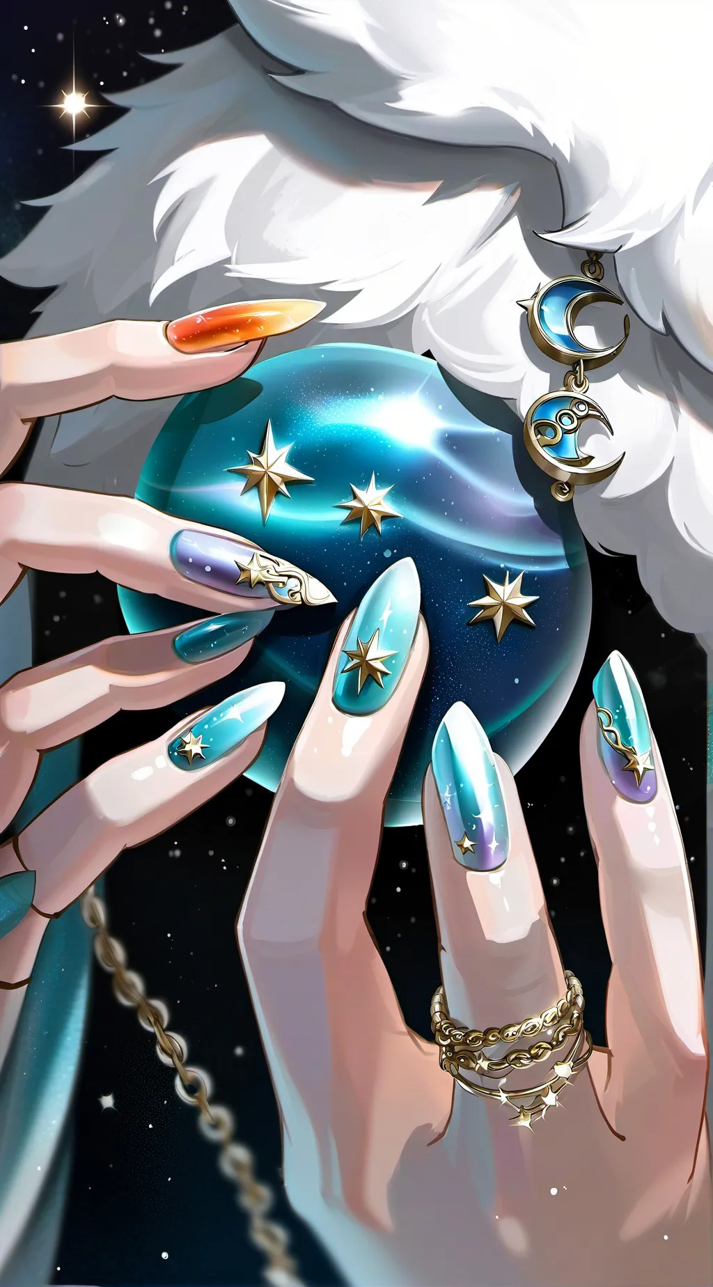 ai character: demon slayer and u background