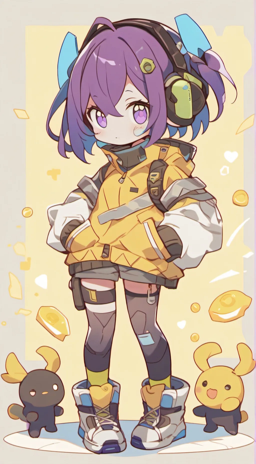 ai character: Plummy background