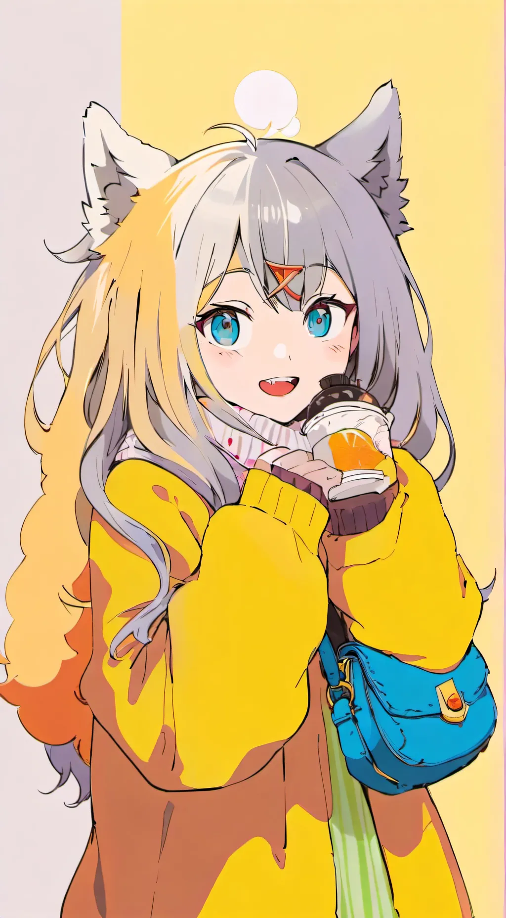 ai character: wolf gf Oakalum background