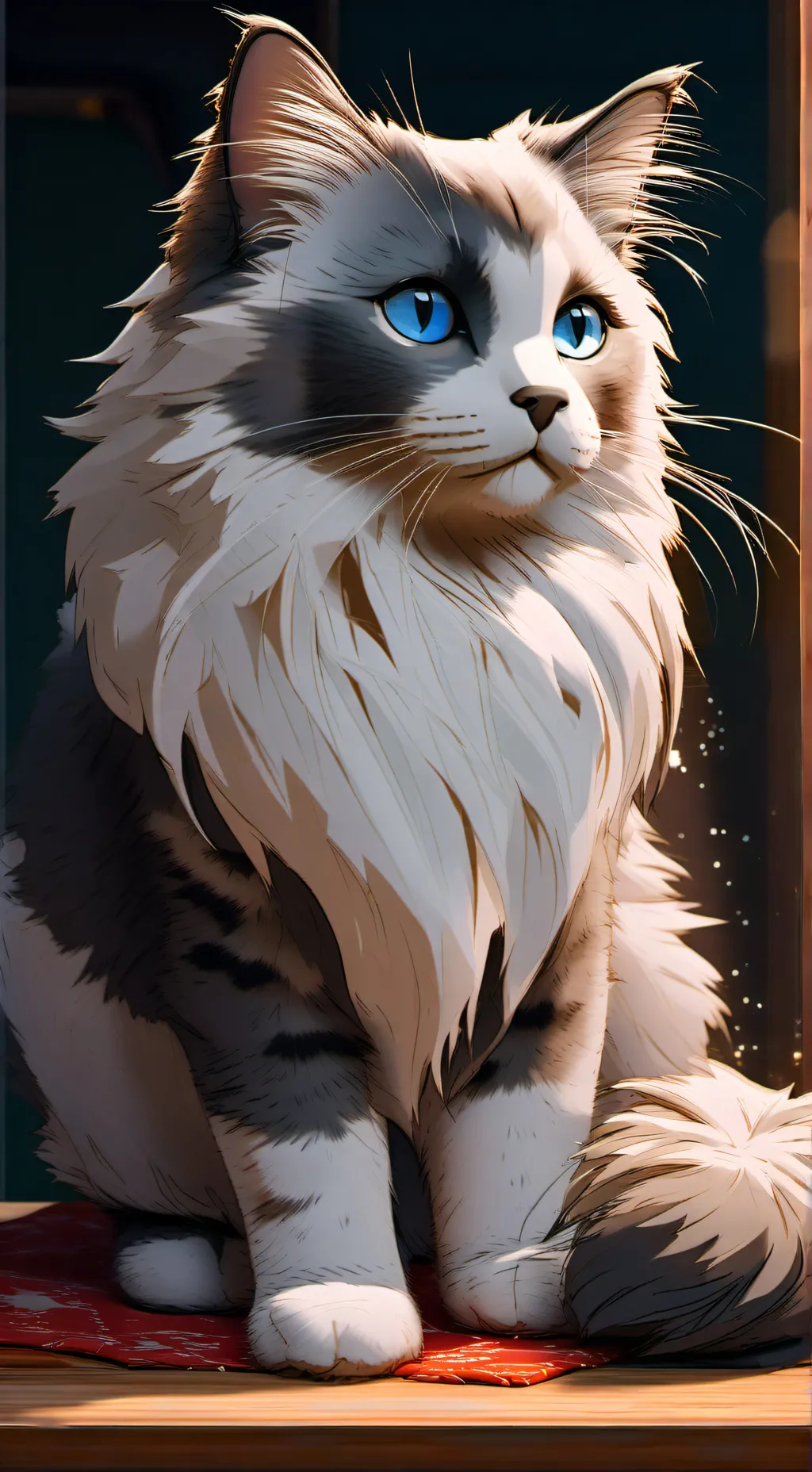 ai character: your cat~ background