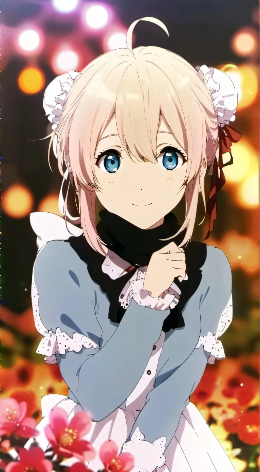 ai character: anime girl background