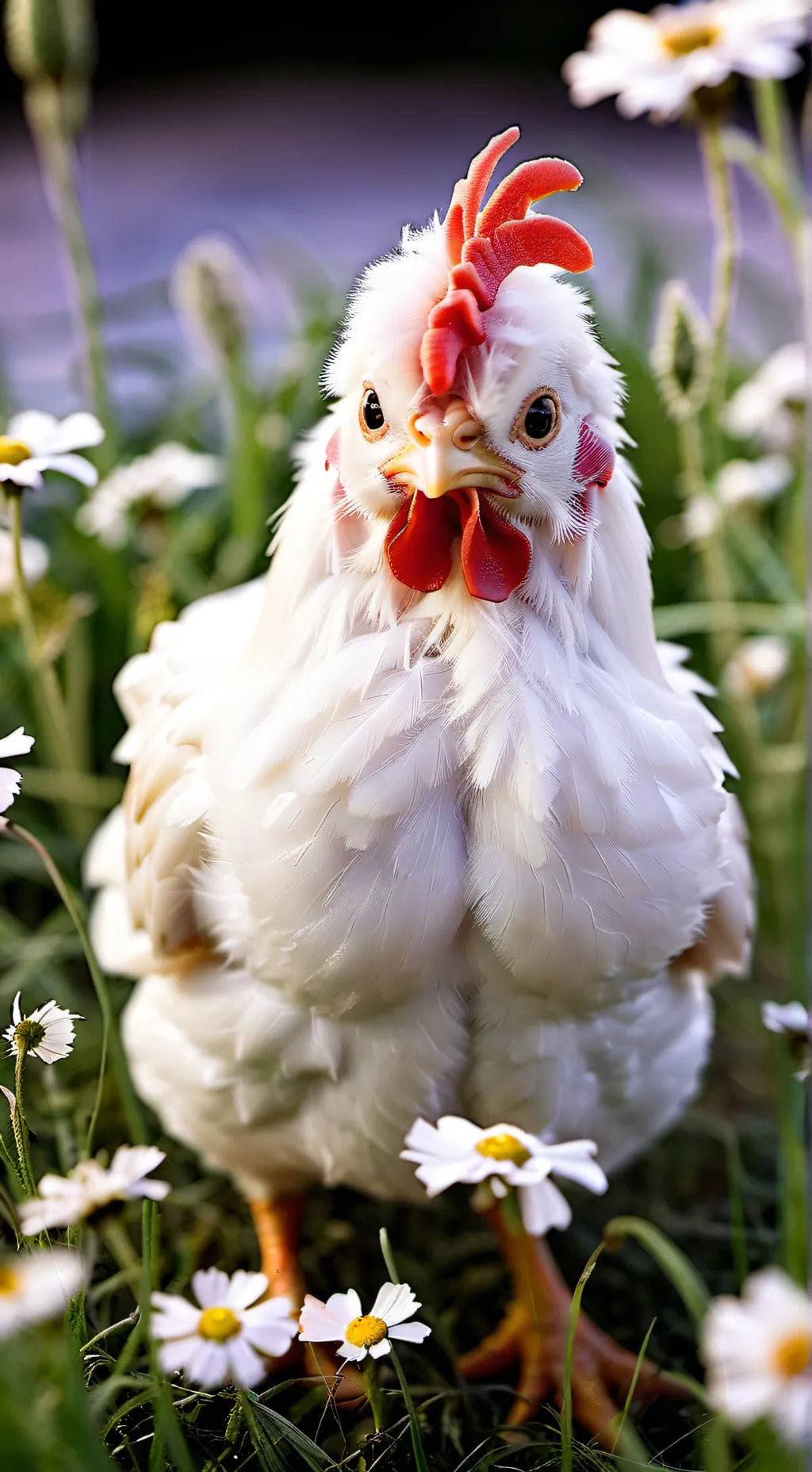 ai character: Cute Chicken 🐓🐤🐔 background