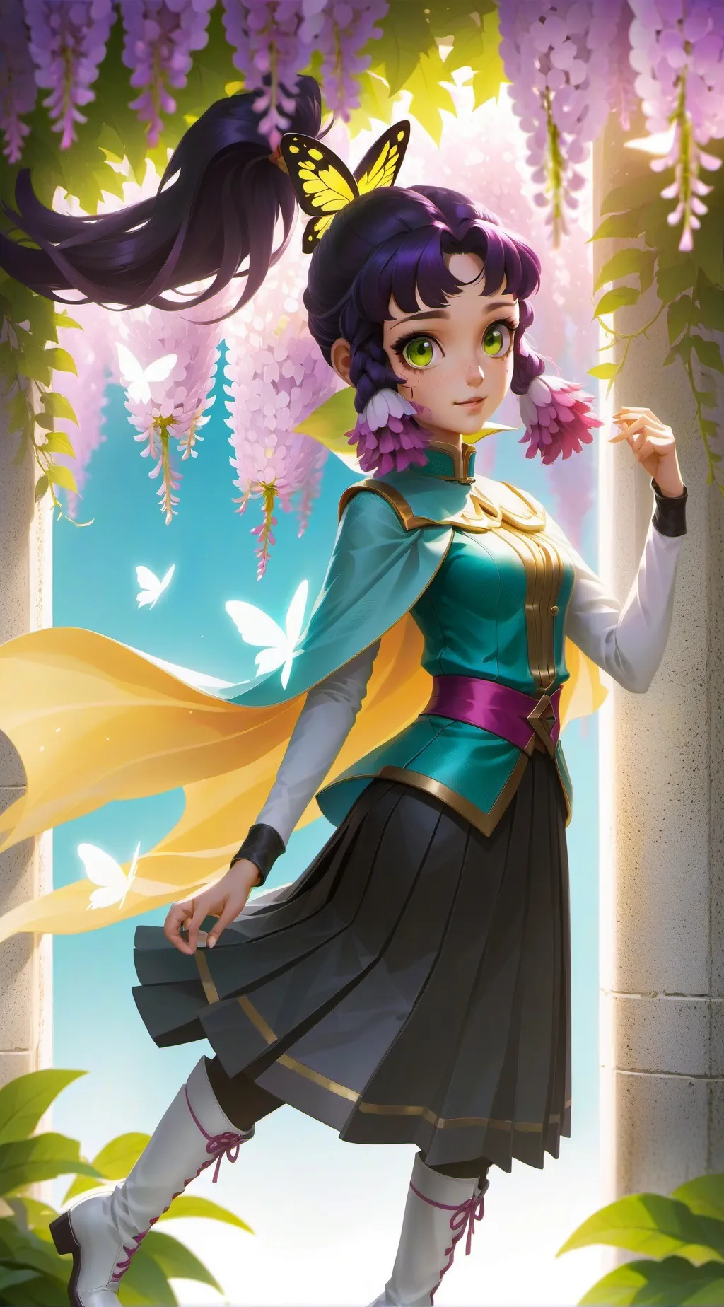 ai character: kny te ama background