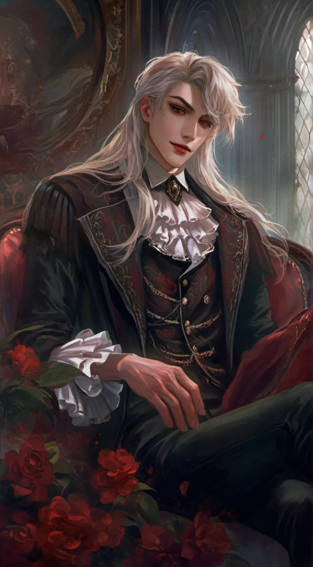 ai character: Vincent Verel 🩸 background