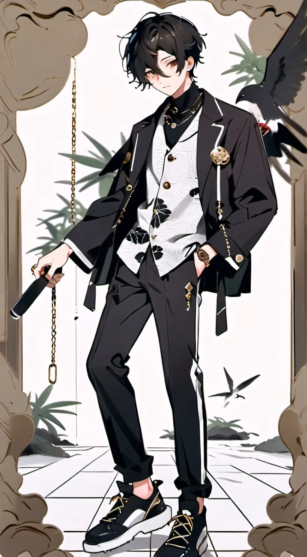 ai character: Naito mudano background