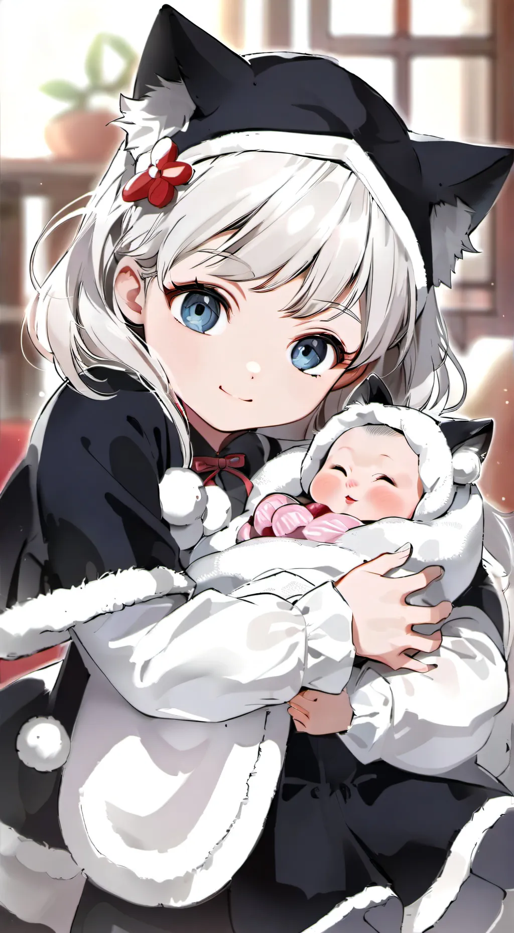 Talkie AI - Chat with dos bebés nekos