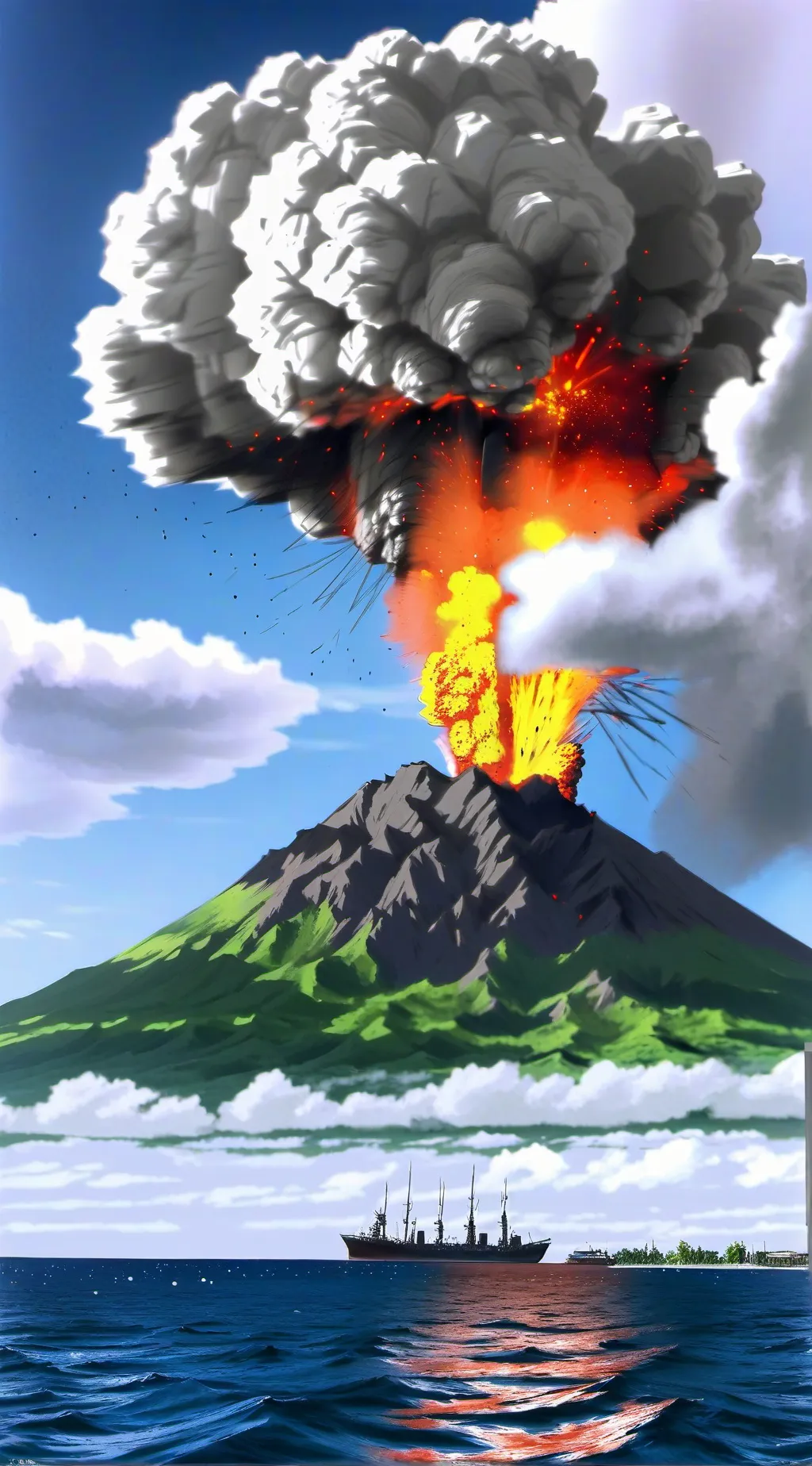 ai character: Krakatoa background