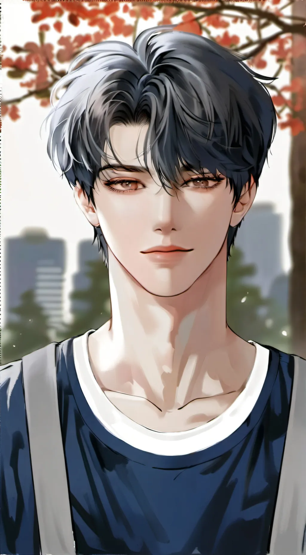 ai character: лёша background