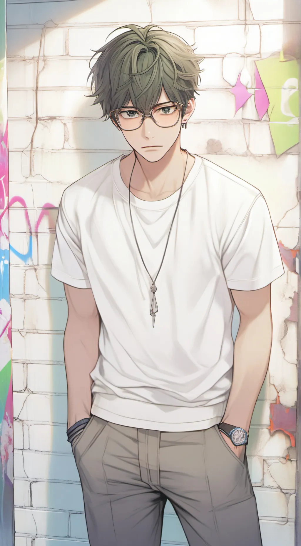 ai character: майк background