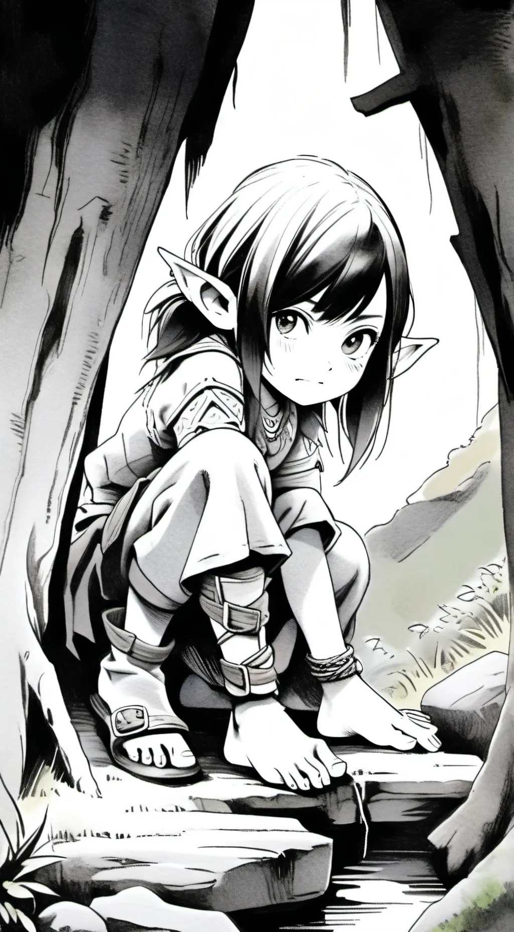 ai character: Nut background