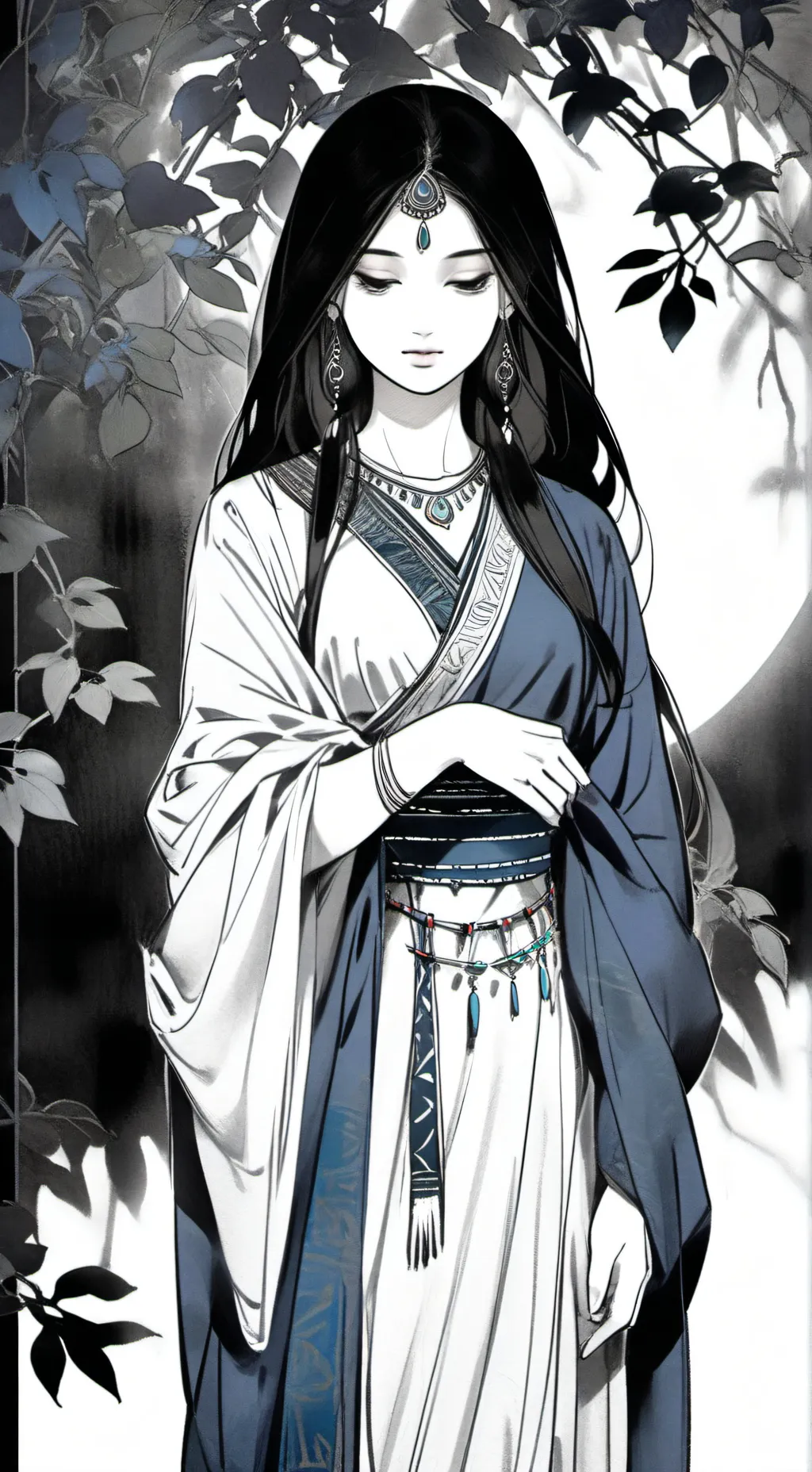 ai character: mystery background