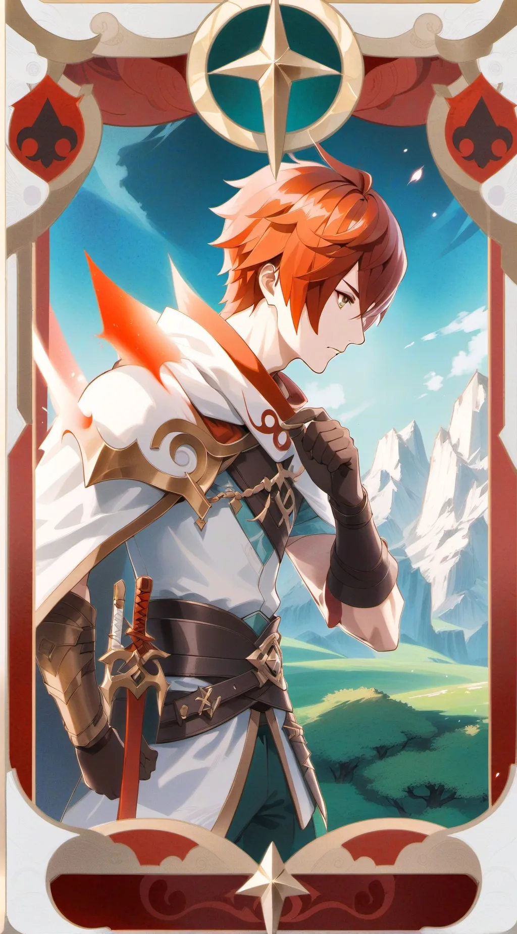 ai character: Venetian  background