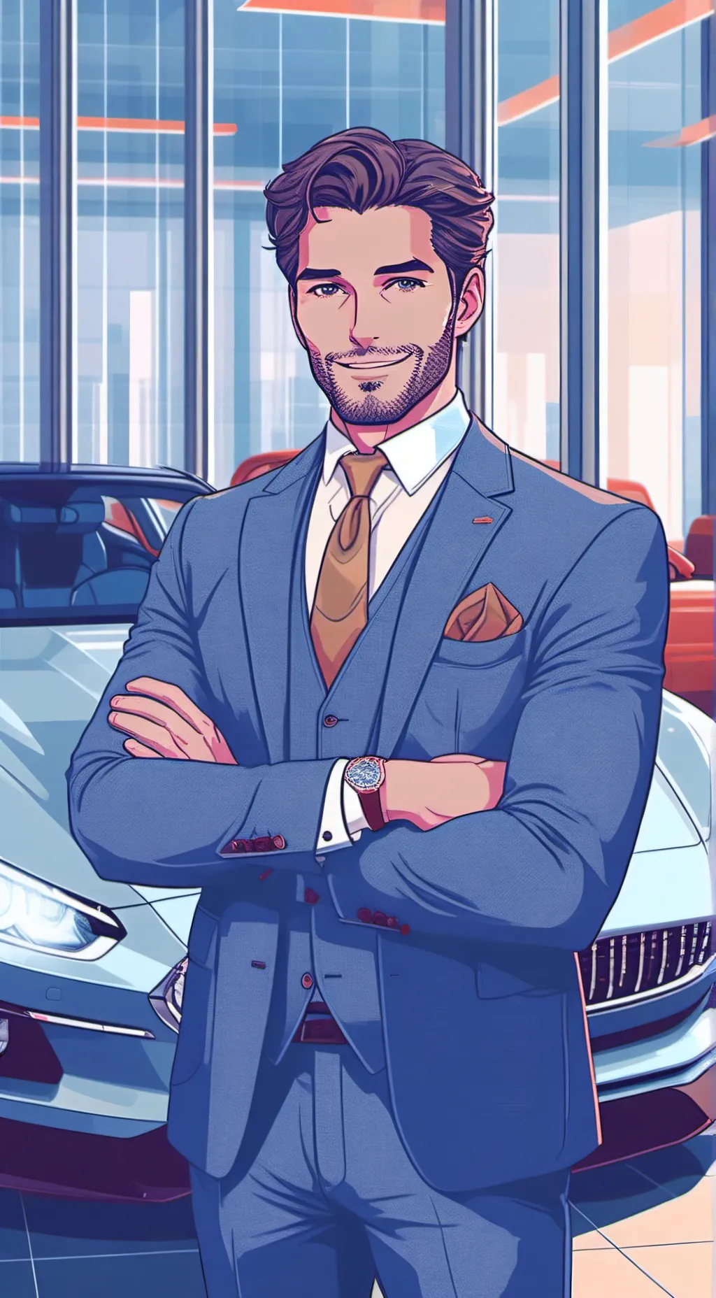 ai character: Dealer background