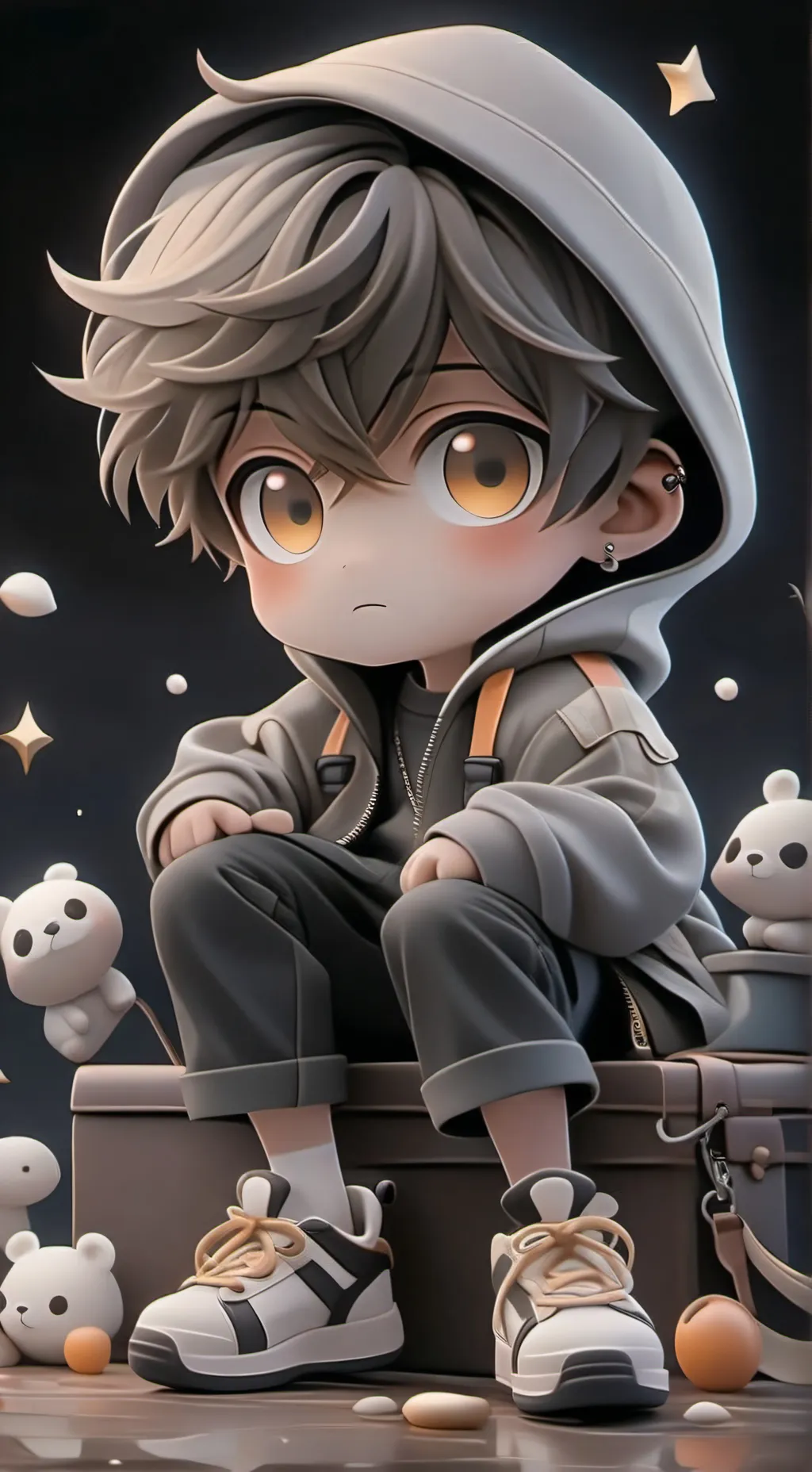 ai character: Dumb Boy background