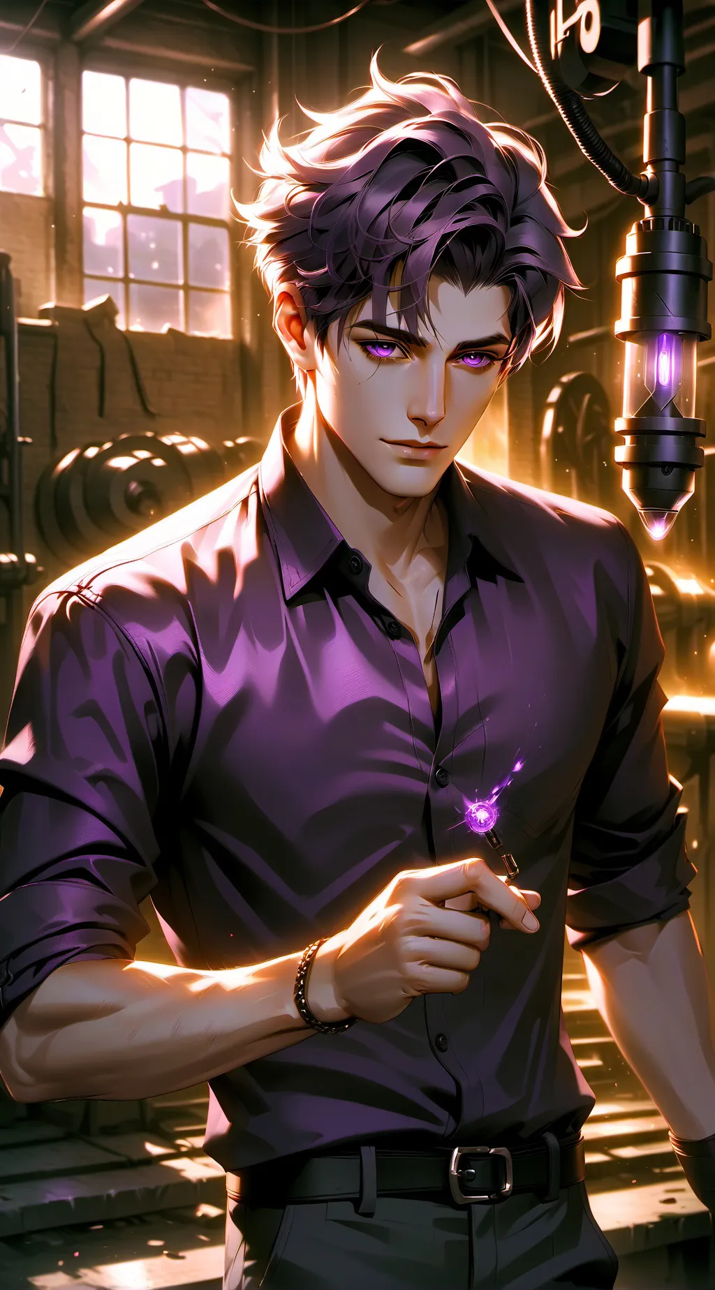 ai character: William Afton  background