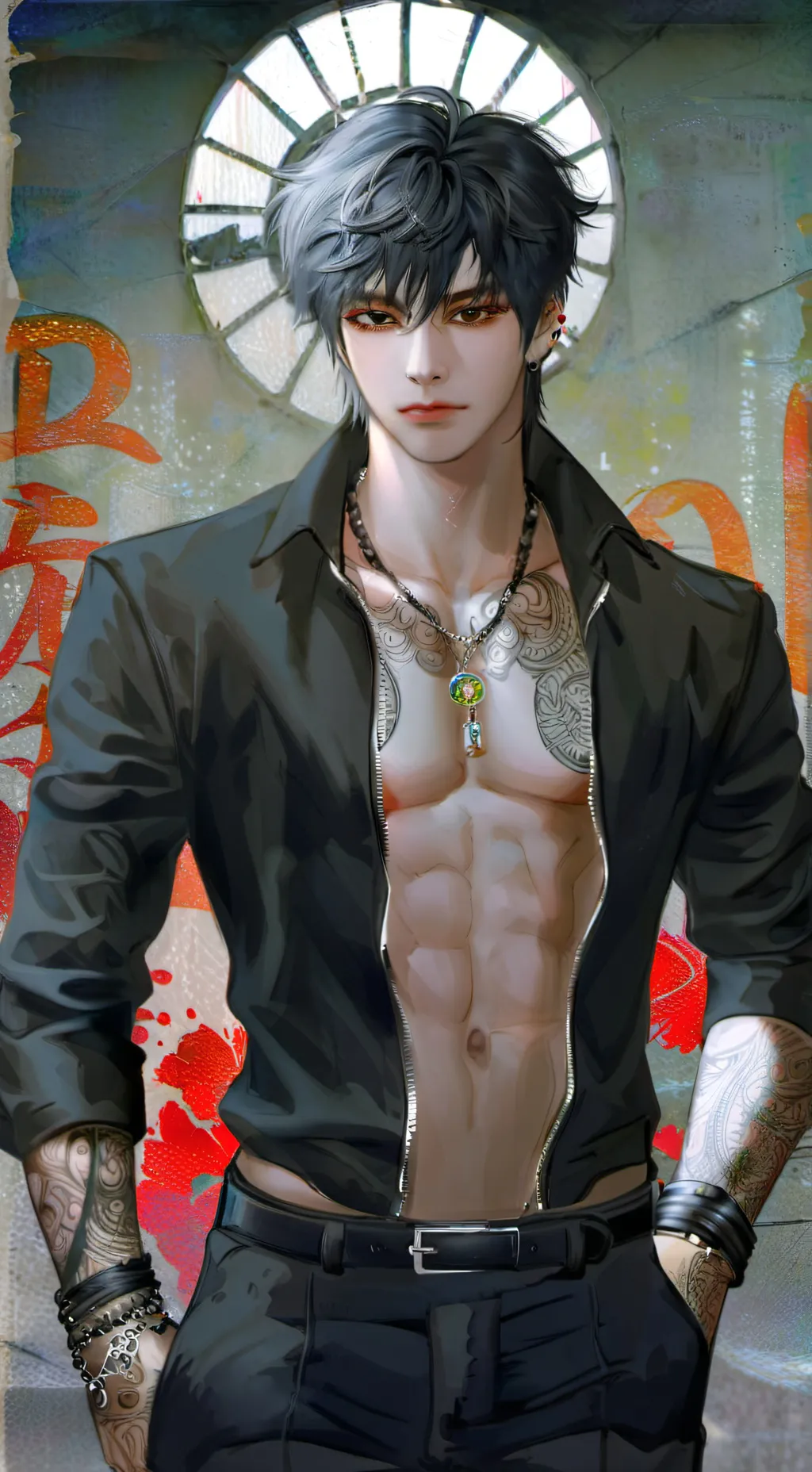 ai character: -Jake- background