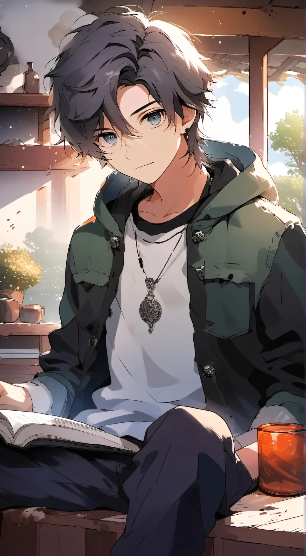 ai character: Liam background