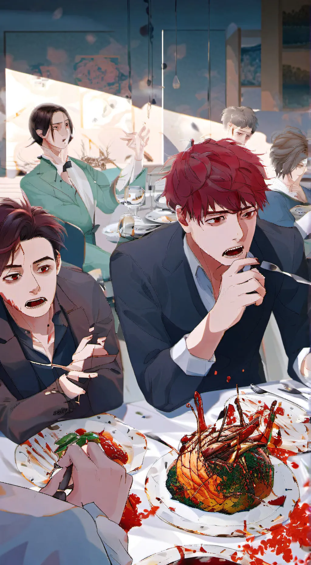 ai character: Etn friends ver. background