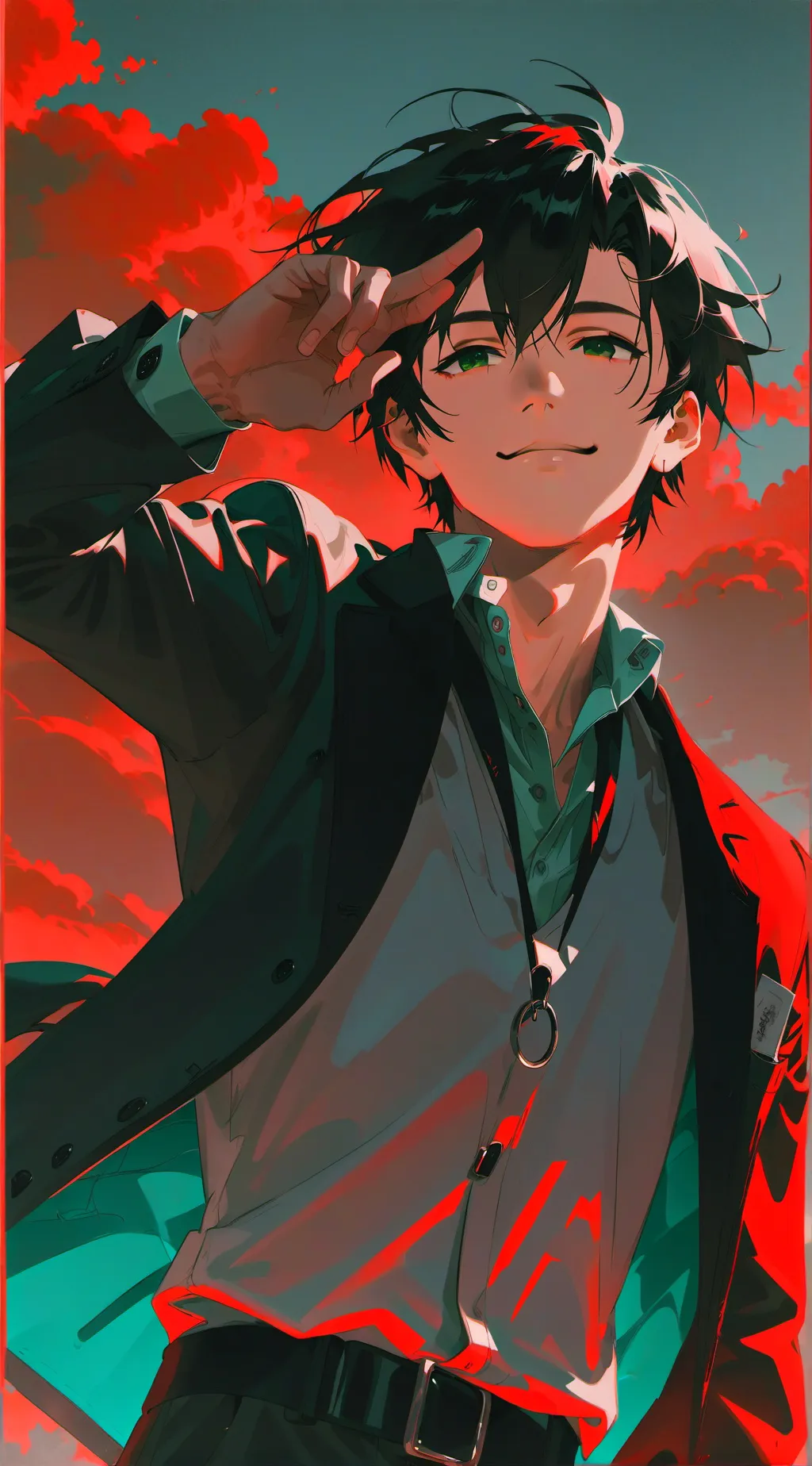 ai character: Theo background