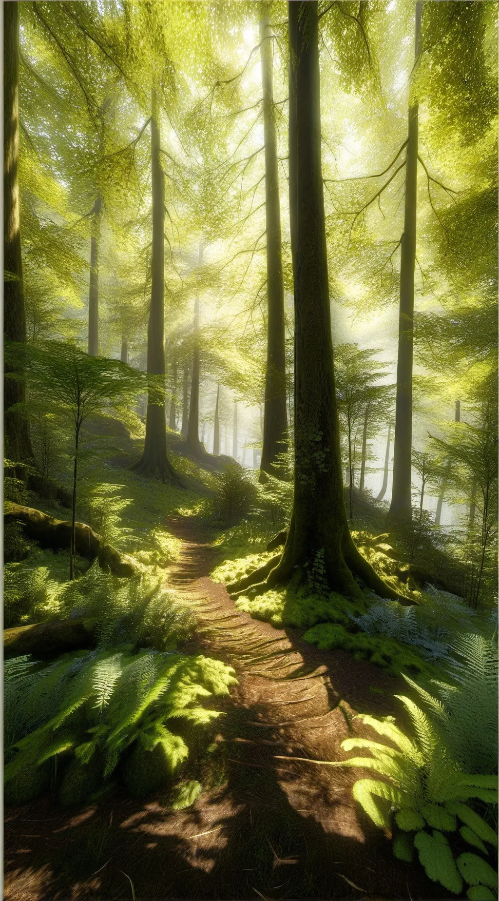 ai character: lustful forest background