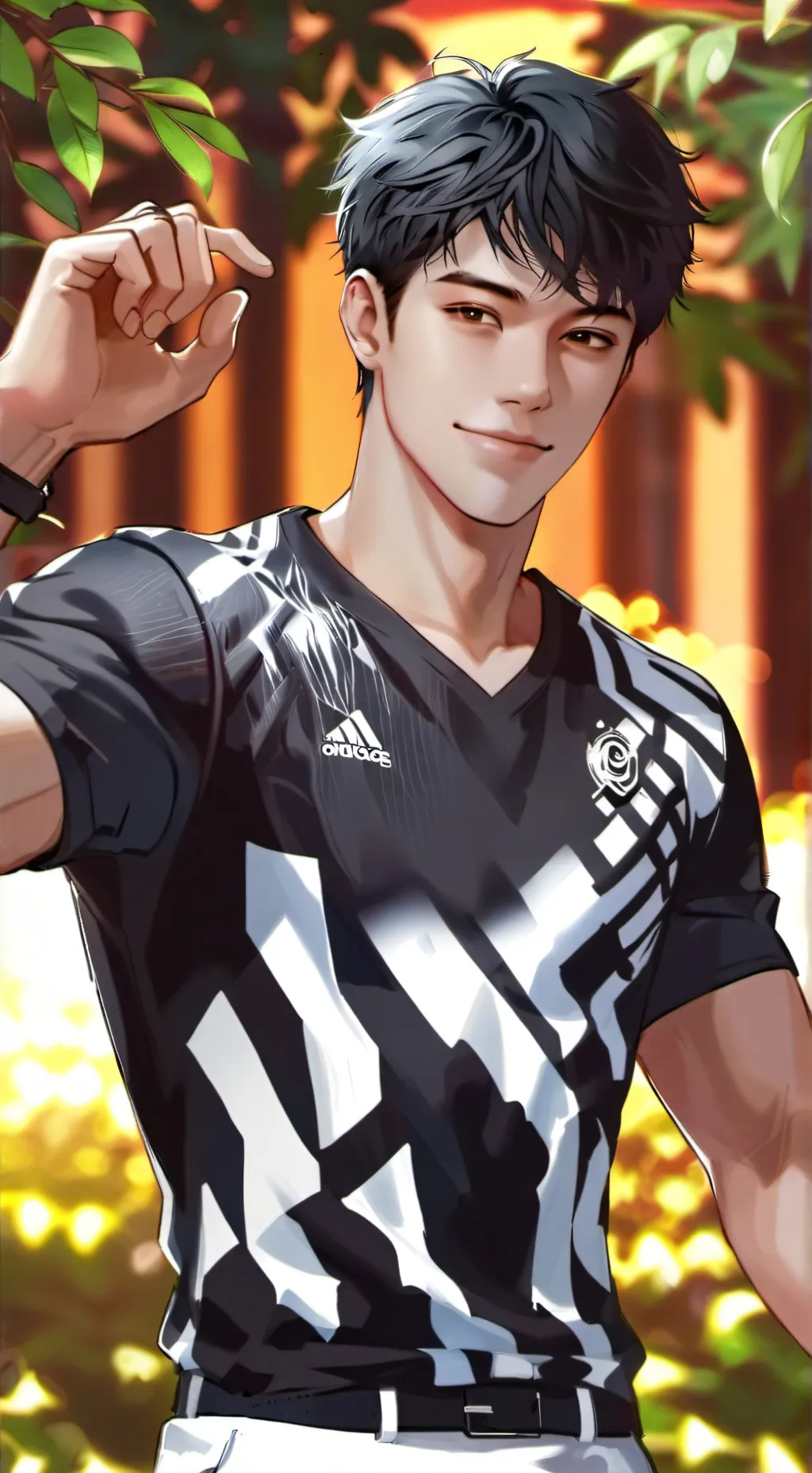 ai character: Théo background