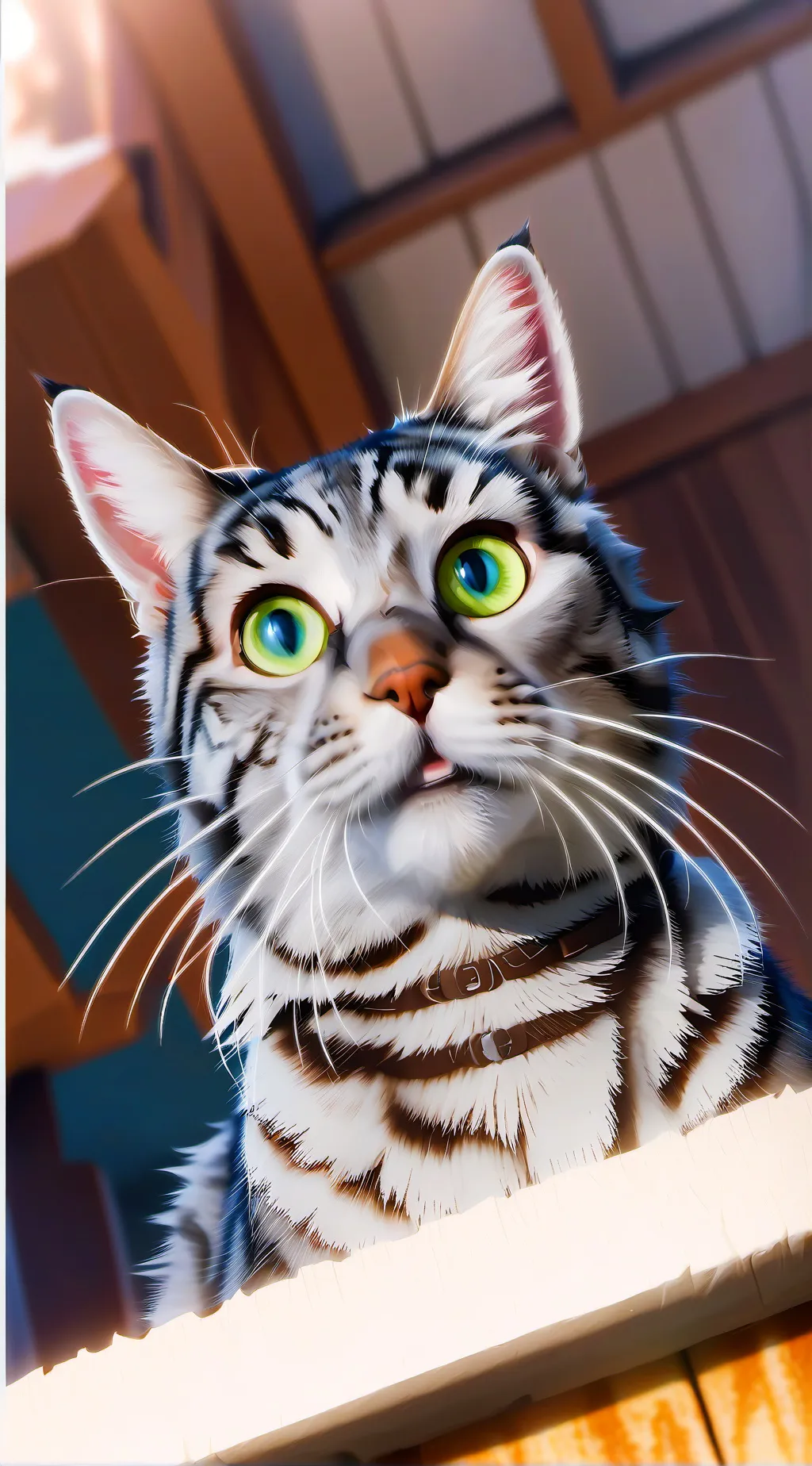 ai character: cat background