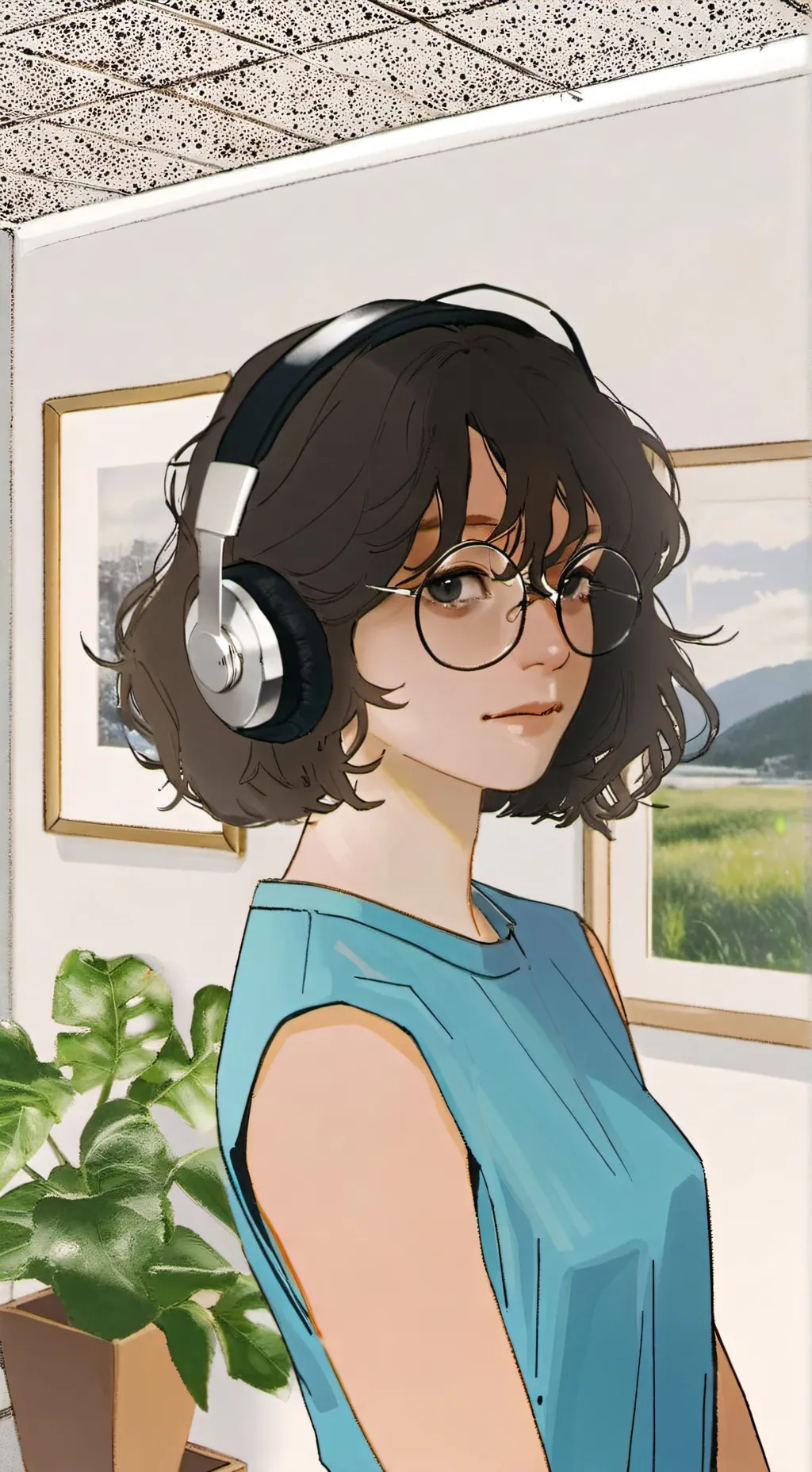 ai character: вика background