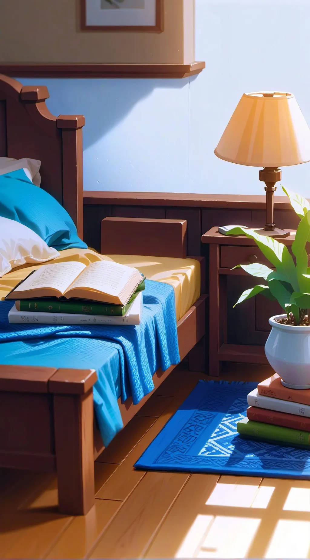 ai character: sleepover background