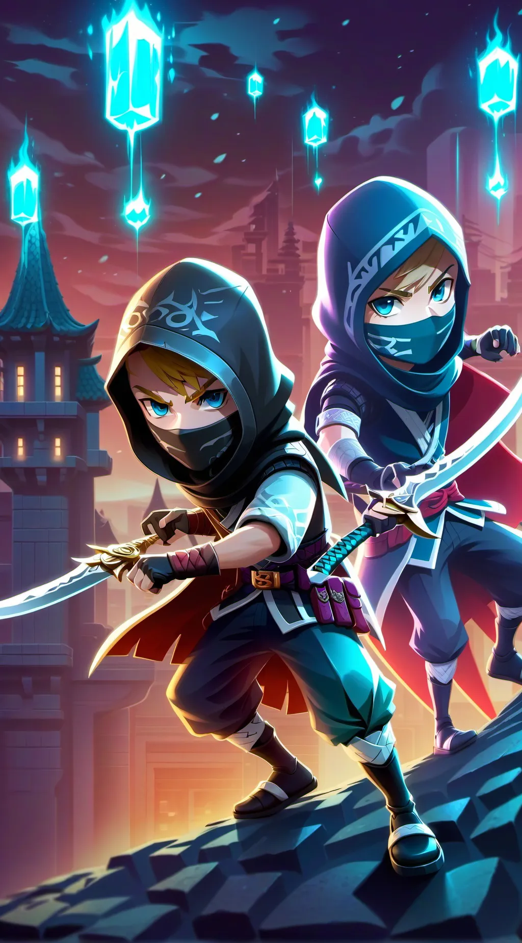 ai character: Spy ninjas  background