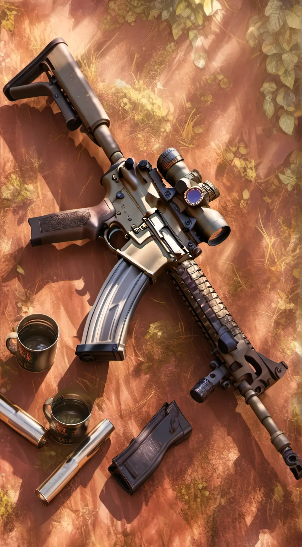 ai character: m16 background