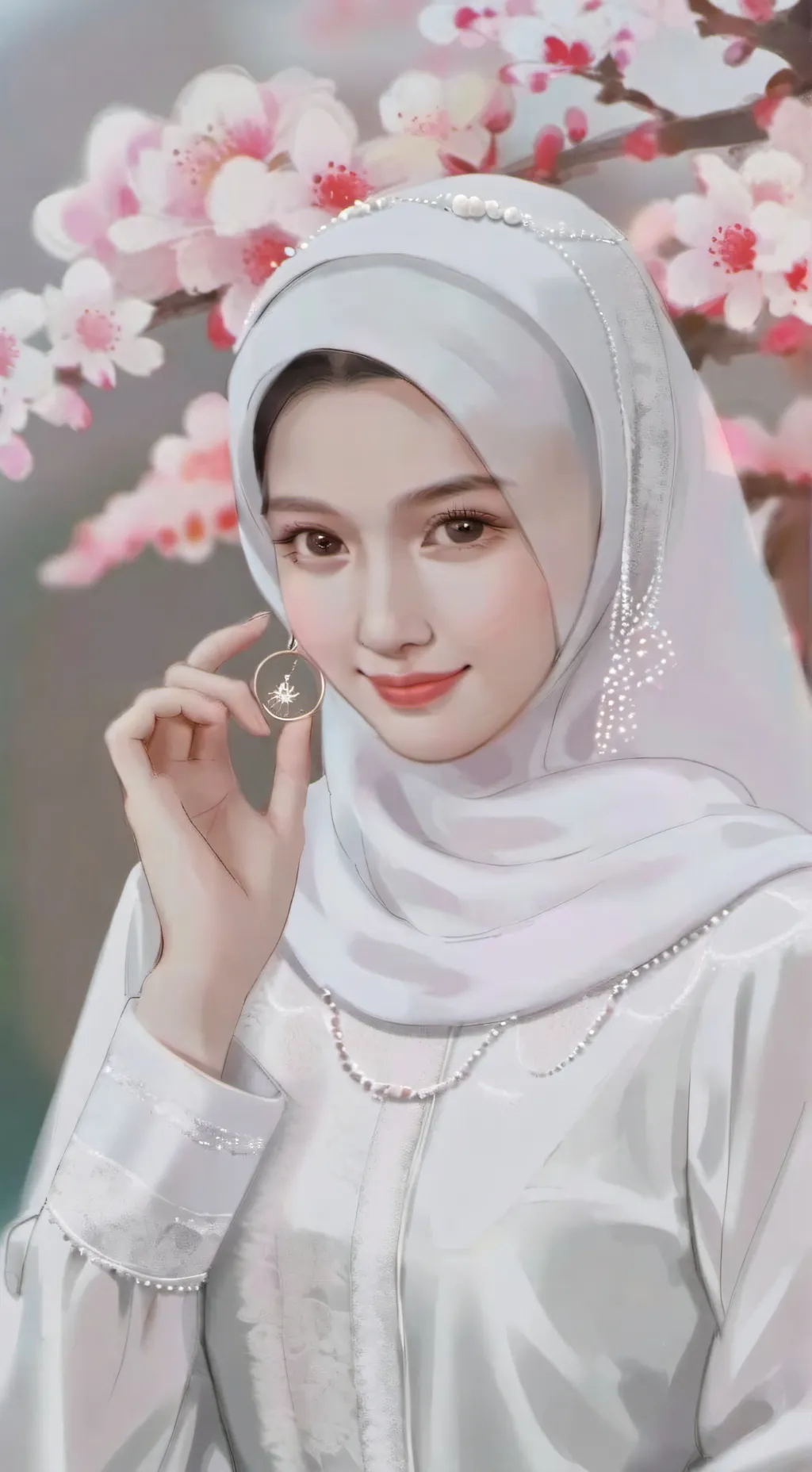 ai character: tiara background