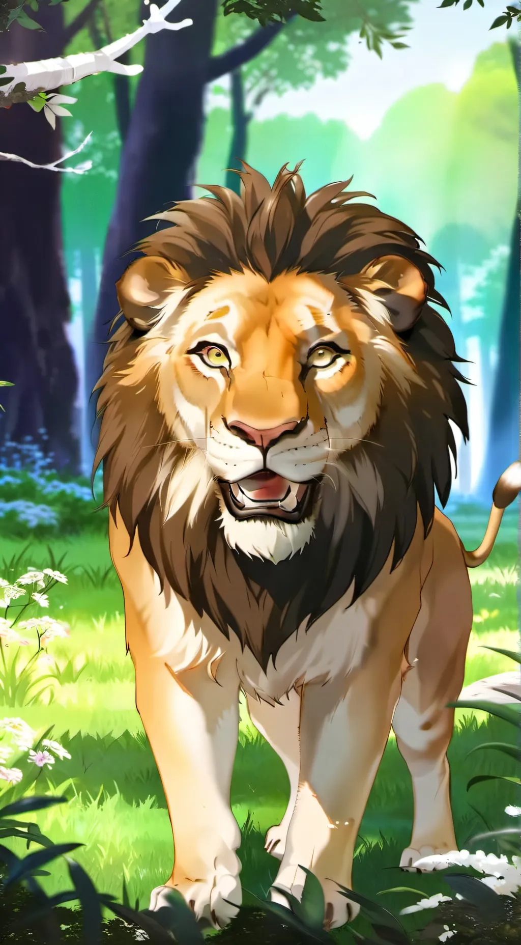 ai character: Dw de cariñosas?  background