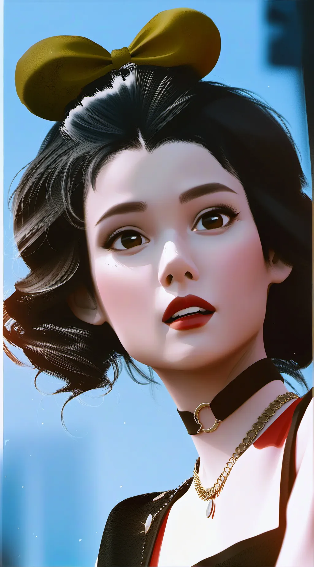 ai character: Alanna ubach  background