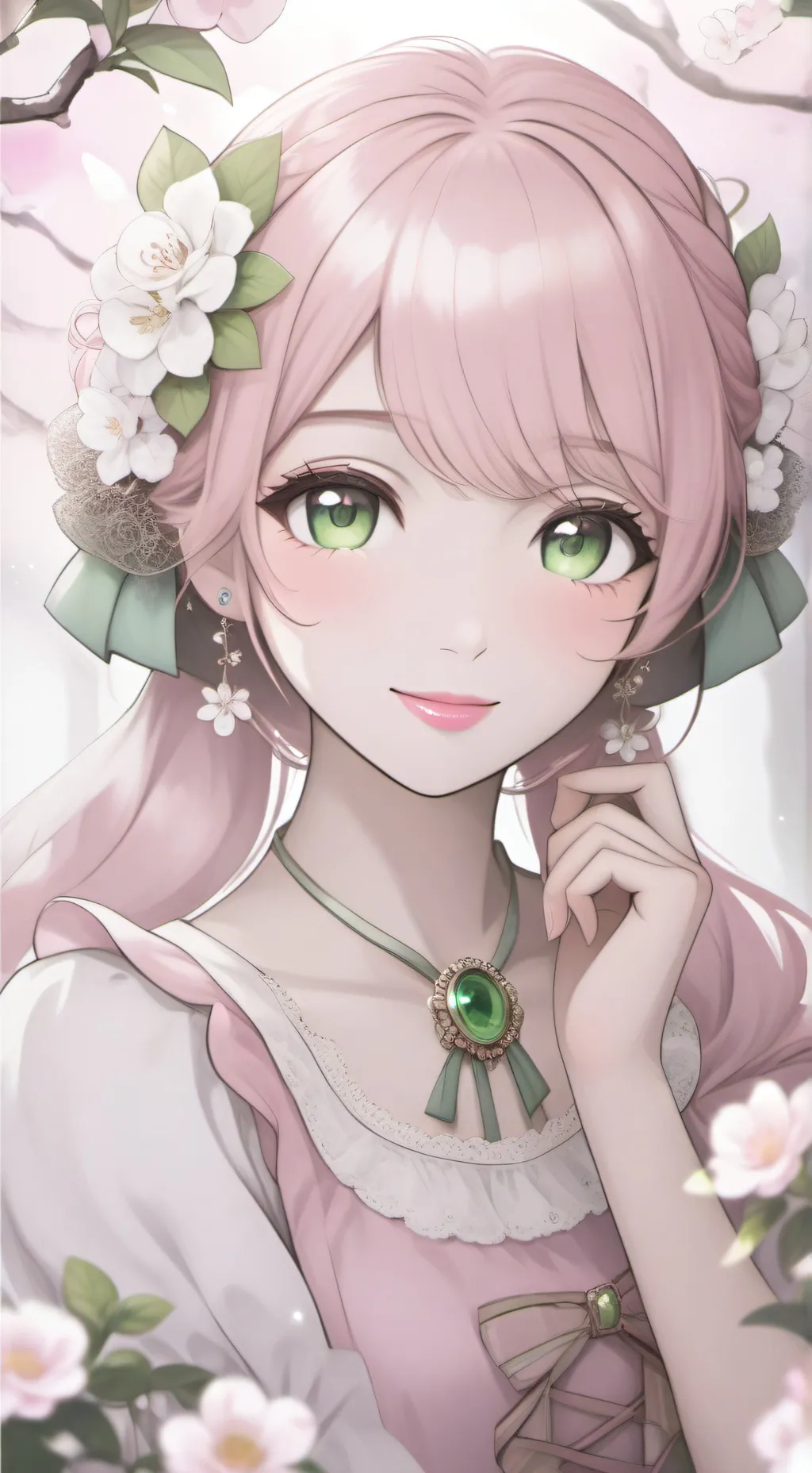 ai character: Mitsuri 🍡 background