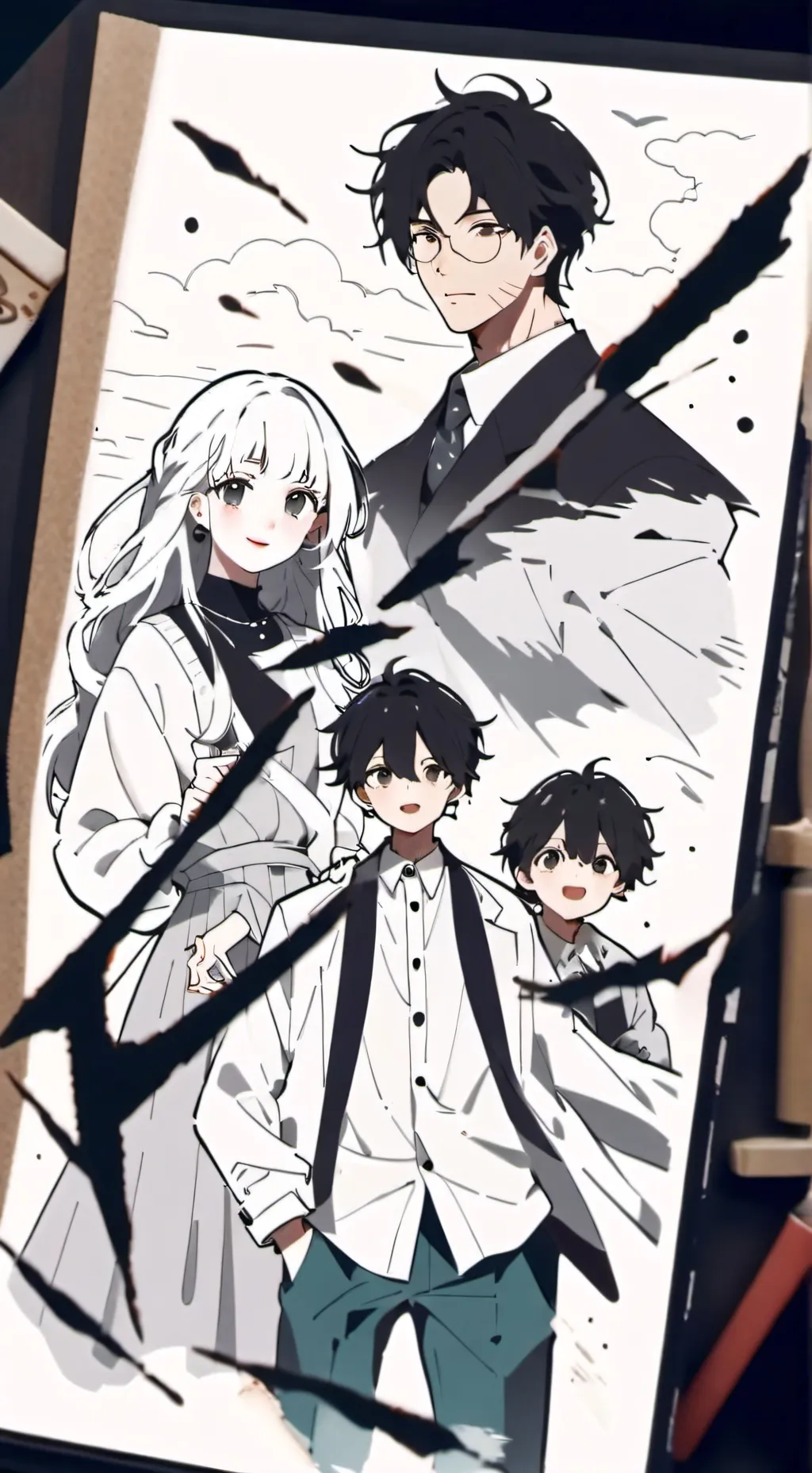 ai character: Undead family background