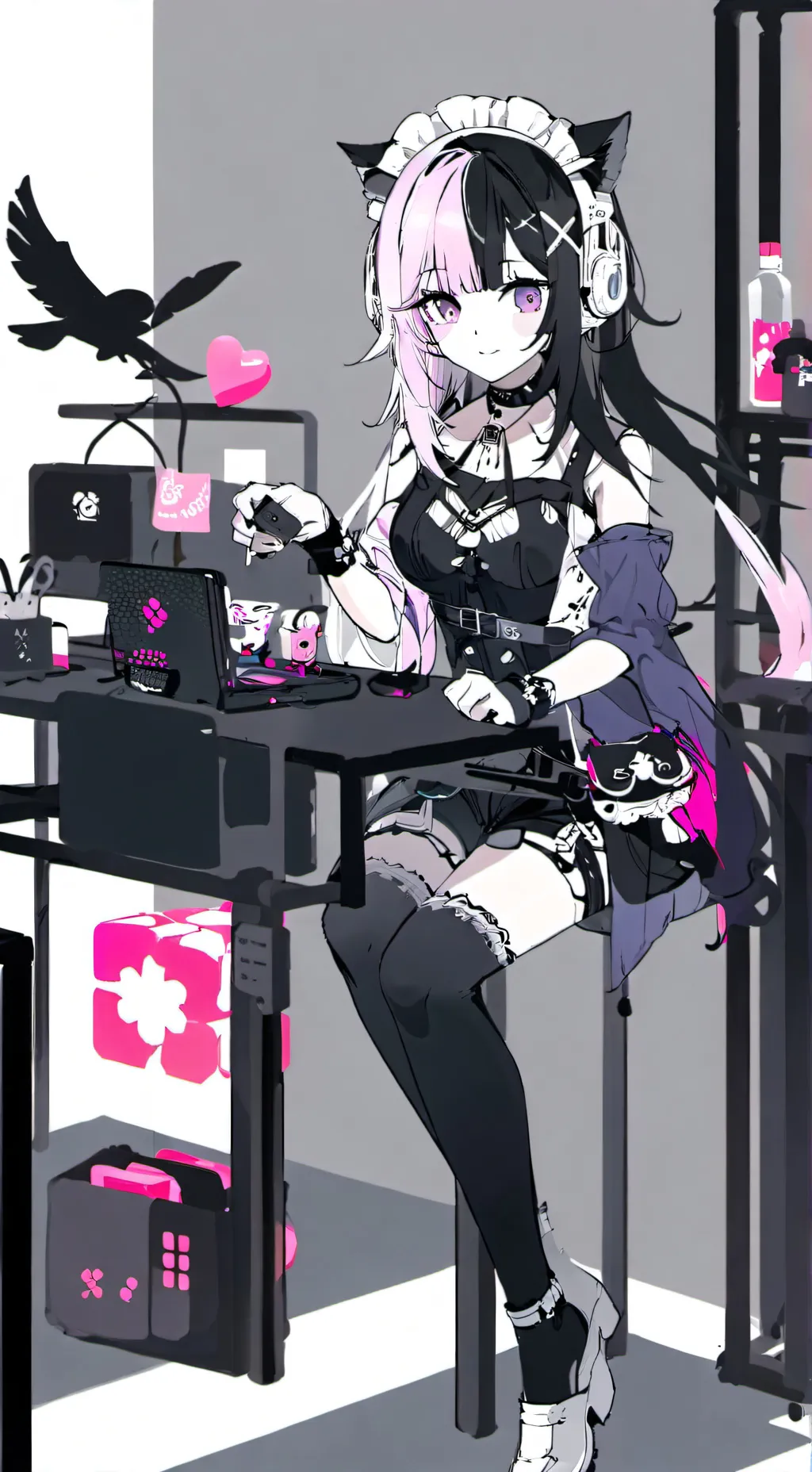 ai character: lily background