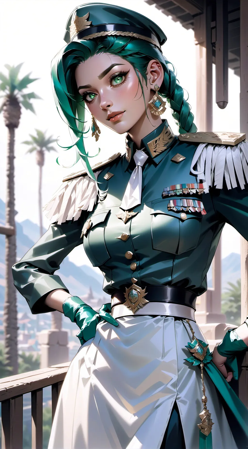 ai character: Makio Azume background