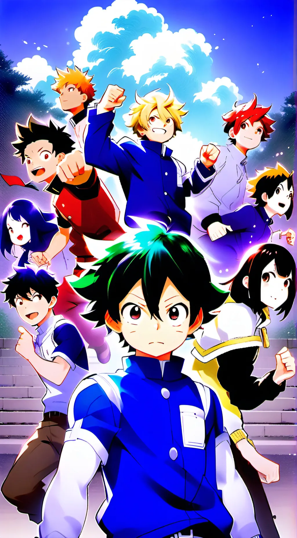 ai character: mha but class 1-B? background