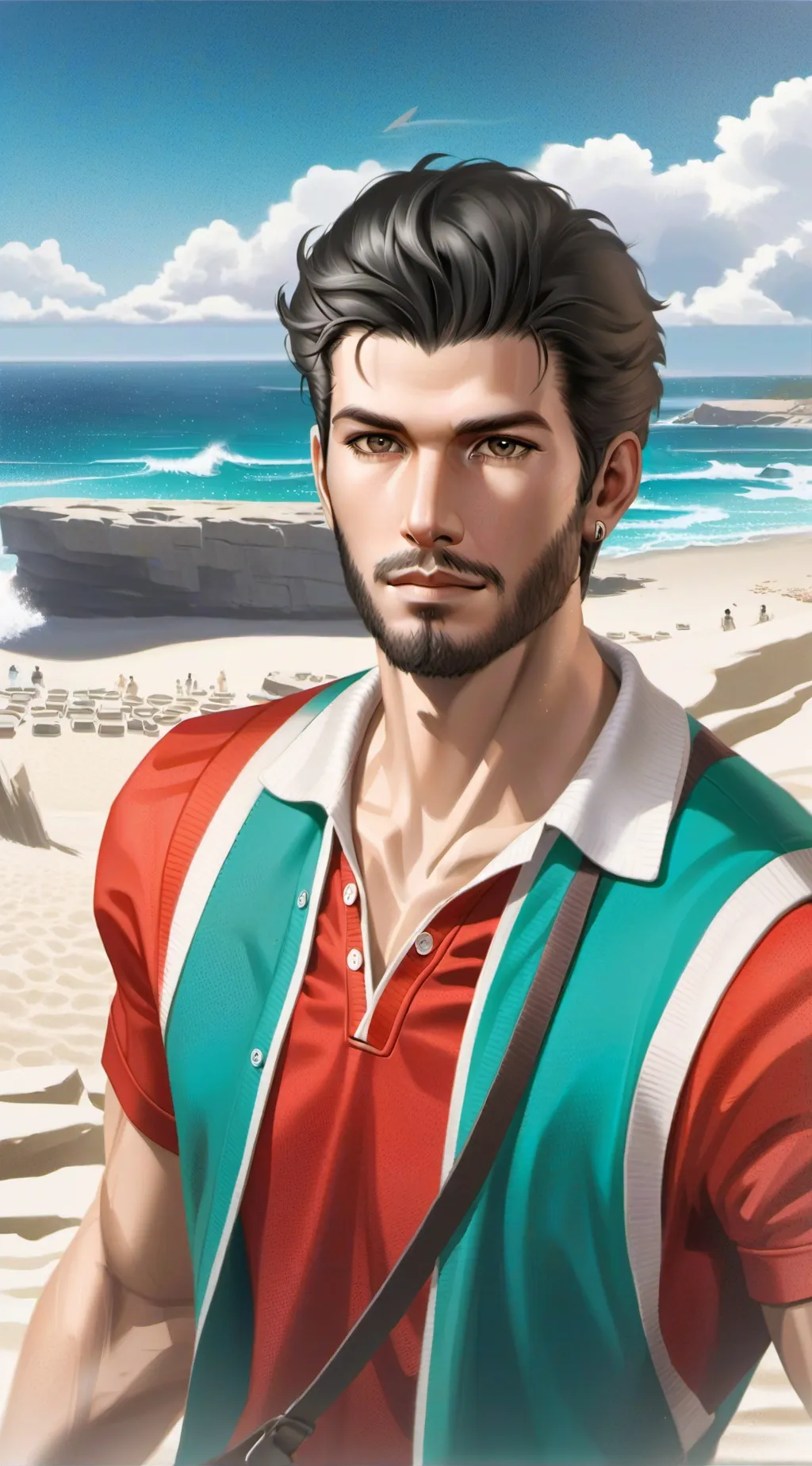 ai character: Mario background