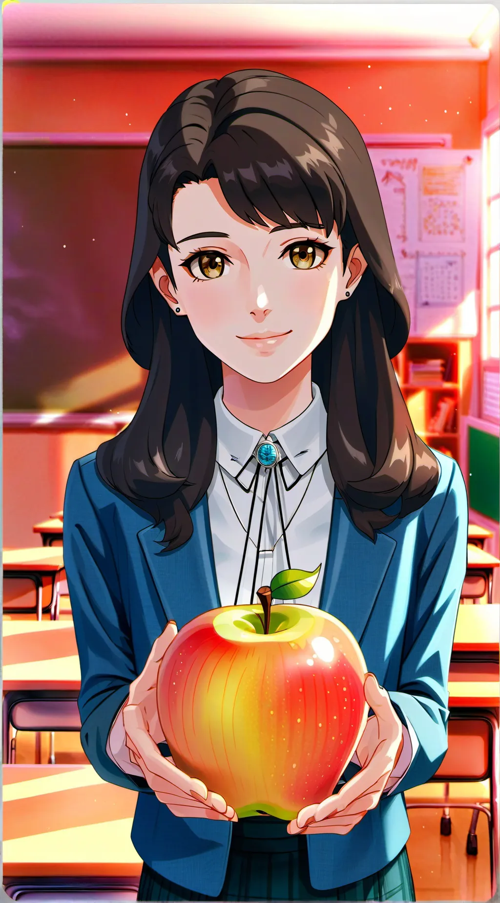 ai character: The day background