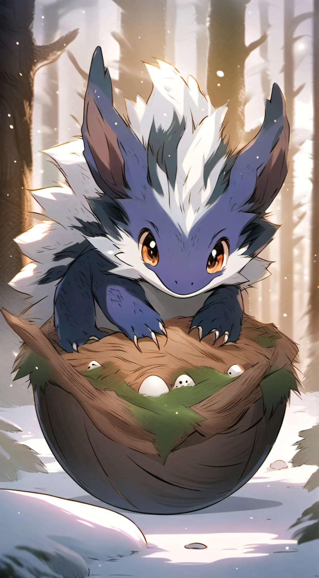 ai character: Shadow dragon background